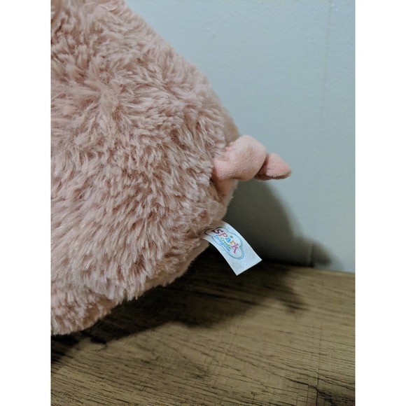 Spark Create Imagine 10" Pink Pig Rattle Corduroy Ears and Paws Soft Plush - Picture 2 of 3